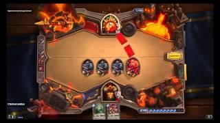 Hearthstone - Черная гора - Героический режим - Бритвосмерт - Колода Воина без легендарок