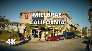 MILLBRAE CALIFORNIA, DRIVING, USA, [4K]