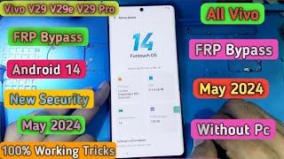 Vivo V29/V29e/V29 Pro FRP Bypass Android 14 Without PC May 2024 | Vivo V29/V29e Frp Unlock May 2024