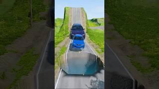 Small to bigger cars vs pit water #beamngdrive