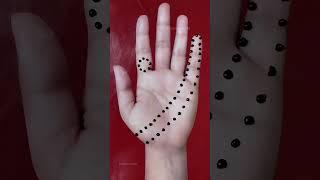 simple cotton bud style mehndi design for girls|#tiktok #mehndi #shortvideo #viral #trending #shorts