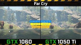 Far Cry vs GeForce GTX 1050 Ti vs GTX 1060 (Core i7-4790K)