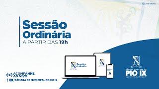 Sessão Ordinária | Câmara Municipal de Pio IX | 19.06.2023