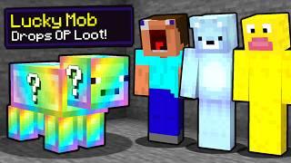 Minecraft, But EVERY MOB is LUCKY...