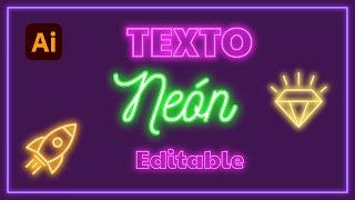 Efecto NEÓN con Illustrator