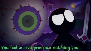 Stickman vs Eye of Cthulhu - Terraria Animation