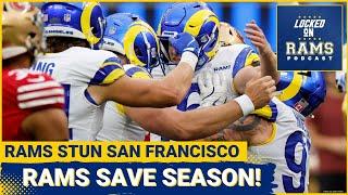 Rams Upset 49ers to Save Their Season! Big Takeaways, Why Rams Won't Rebuild and Make the Playoffs