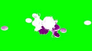 Paint Splash / Respingo de Tinta - Green Screen / Chroma Key