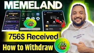 Memeland Today Withdrawal Update | Memeland Elon Musk| Memeland  Update Hindi - Urdu