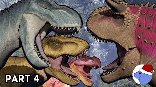 Rexy and Vastatosaurus Rex vs Disney's Carnotaurus | Animation (Part 4)