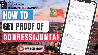 How to Get Proof Of Address ! Download Proof Of Address  ! Comprovativo De Morada Finanças