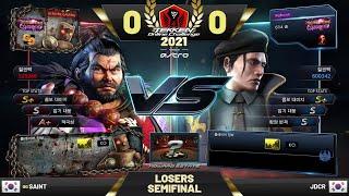 Saint (Ganryu) vs. JDCR (Dragunov/Armor King) - TOC 2021 Korea Masters: Losers Semi-Finals