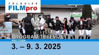 Program televize FILMpro 3. – 9. 3. 2025