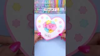 Cute gift  Pop up flower card  DIY Paper craft #diy #craft #handmade #art #papercraft #artandcraft