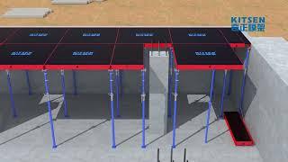 Topform system for slab