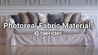 How to Make Photorealistic Fabrics | Blender Arch-Viz Series