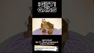 His first gym session! Gift of Gains Ep.07 #furry #visualnovel #muscle #musclegrowth #gaming #dragon