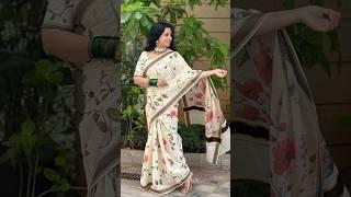 Floral printed cotton setsaree collection @nitharafashion7247