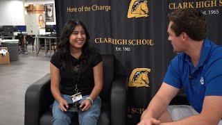 Clark High School multi-talented softball player says balance is the key to success