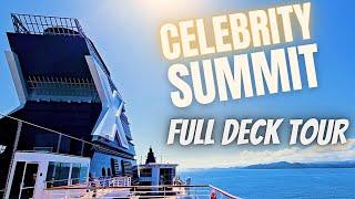 Celebrity Summit Alaska Cruise: Full Ship Deck Tour