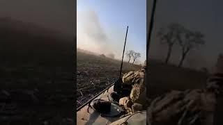 Norman Brigade of the UAF Advancing With IFVs And Tanks Towards Russian Positions