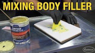 How to Mix Contour Premium Body Filler With Quick Mix Sheets - Tech Tip from Eastwood