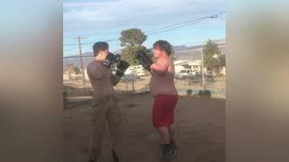 Doughboy vs Ricky the terminator hard sparring