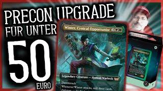 50 Euro Precon Upgrade für Winter, Cynical Opportunist Death Toll Commander Deck aus Duskmourn!