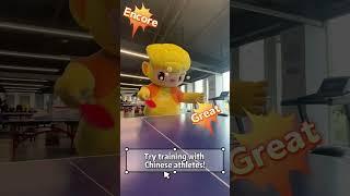 Let the mascots of Hangzhou Asian Games be your guide on the table tennis