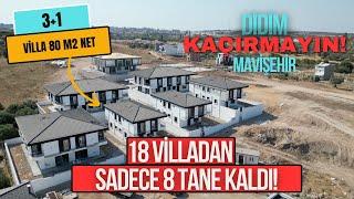 Didim'de 18 Villalık Sitede Kaçırılmayacak 80 m2 3+1 Villa Fırsatı! Sadece 8 Tane Villa Kaldı!