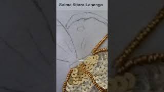 Handmade Crafted Fabrics Design I Unique Moti Sitara #salmasitara #motisitara #anarkalibazar