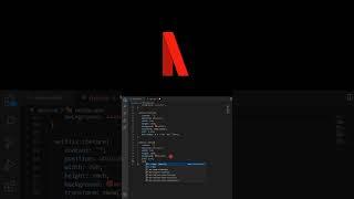 Netflix Logo Using CSS #ui #css #html #netflix