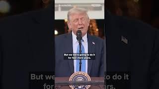 President Trump: "We won everything you can win"