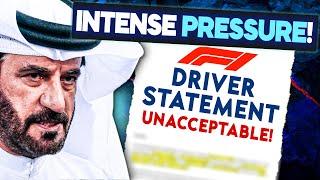 FIA UNDER FIRE as Drivers Unite Against Controversial Rules!