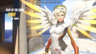 Overwatch - Mercy (BEST PLAY OF THE GAME)