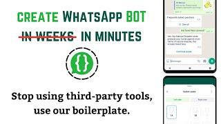 Launching WhatsApp Cloud API Boilerplate to Build WhatsApp cloud API/Flow using botstarterkit.com