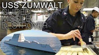 Life Aboard US Navy Stealth Destroyer USS Zumwalt