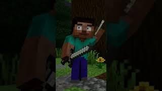 STEVE Saved ALEX From The WOLF ️ #minecraft #shorts