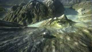 WoT Physics Testserver HD - Mountain Pass - Up the glacier at A7!