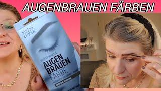 Augenbrauen Farbe aus der Drogerie/ Anleitung Augenbrauen färben