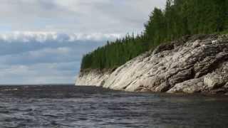 Река Енисей (The Yenisei river) зарисовки И. Чапалова