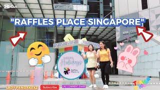 RAFFLES PLACE SINGAPORE | LADY PANDAKEKZ |#shortvideo #asmrsounds #viralvideos #business #trending