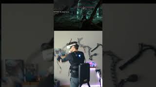 Just Reminding Them They're Unalive | [25 # ]  #skyrim #shorts #skyrimvr #katwalk #headshots