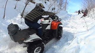 КРУТЫЕ ГOРКИ И КВАДРОЦИКЛЫ ! ATV  Baltmotors, Сan am BRP,  Yamaha Grizzly и  CFMOTO.