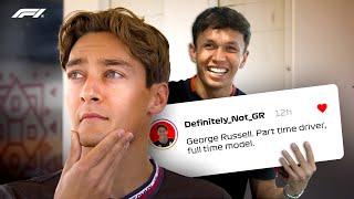 George Russell & Alex Albon Take On The Compliment Challenge!