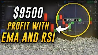 Turn EMA & RSI into $9500 Profit – Best Pocket Option & Binary Options Strategy! | Manish Bhati