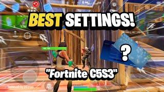 The "BEST" Chapter 5 Season 3 Fortnite Mobile Settings and HUD... (4 Finger Claw)