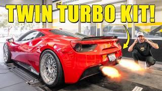 Tuning My Twin Turbo Ferrari 488 For Max Horsepower!