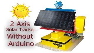 Dual Axis Solar Tracker Explained | How to make solar tracker without Arduino