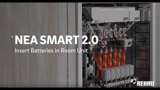 REHAU NEA SMART 2.0: Insert Batteries in Room Unit